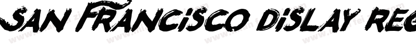 San Francisco Dislay reg字体转换